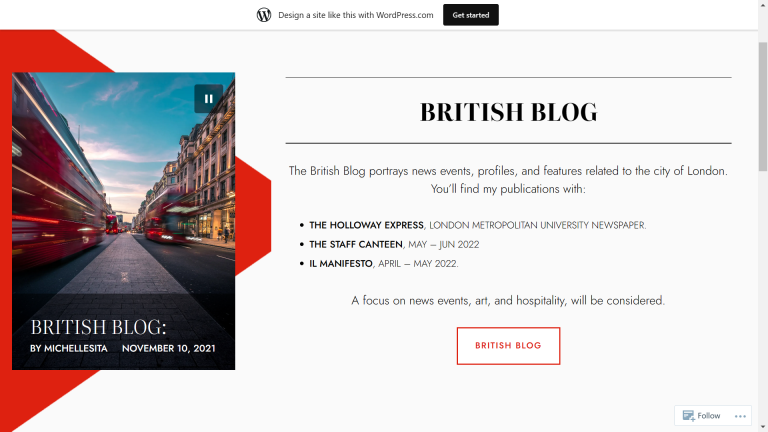 michelle british blog